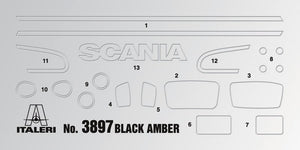 Italeri 3897 SCANIA R730 NOIR AMBRE (1/24)  – immagine 14