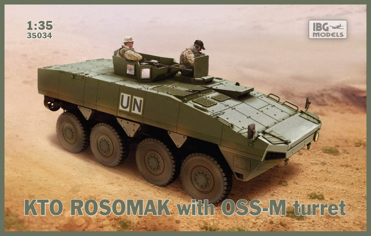 IBG 35034 KTO Rosomak avec tourelle OSS-M 1/35