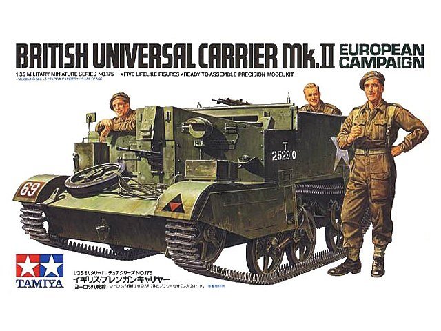 Tamiya 35175 Universal Carrier Mk.II Campagne européenne (1/35)
