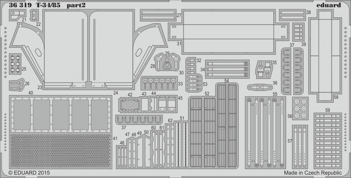 Eduard 36319 T-34/85 1/35 Academy