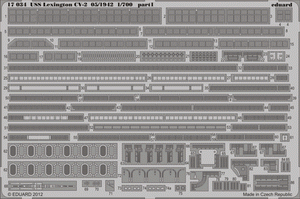 Eduard 17034 USS Lexington CV-2 05/1942 TRUMPETER 1/700 – image 2