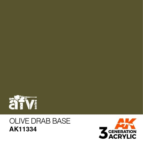 AK Interactive AK11334 Base vert olive 17 ml