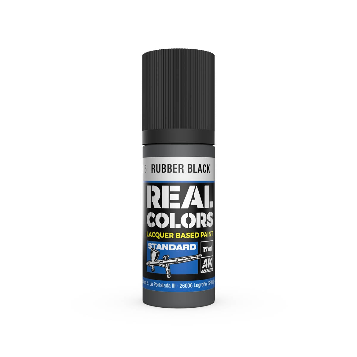 AK Interactive RC805 Caoutchouc Noir 17 ml  – Bild 2
