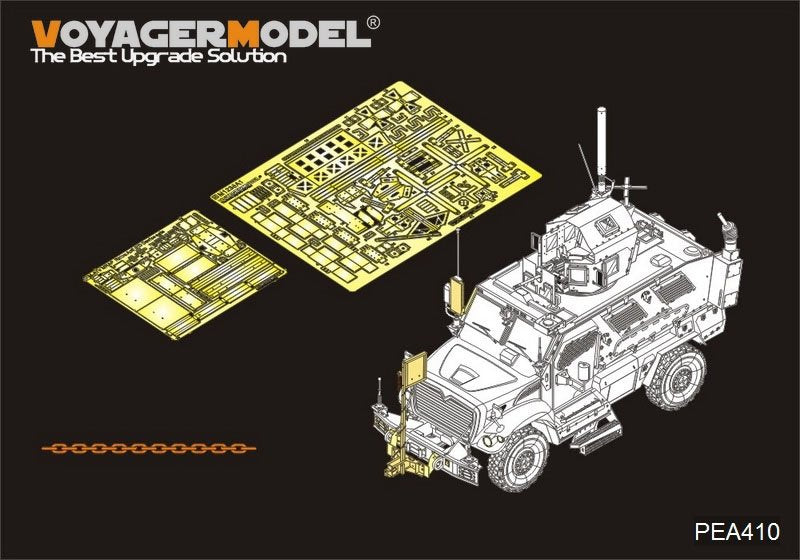 Pièces supplémentaires pour le tableau de bord MAXXPRO DXM du modèle Voyager PEA410 M1235A1 américain moderne (pour PANDA PH35032) à l'échelle 1/35