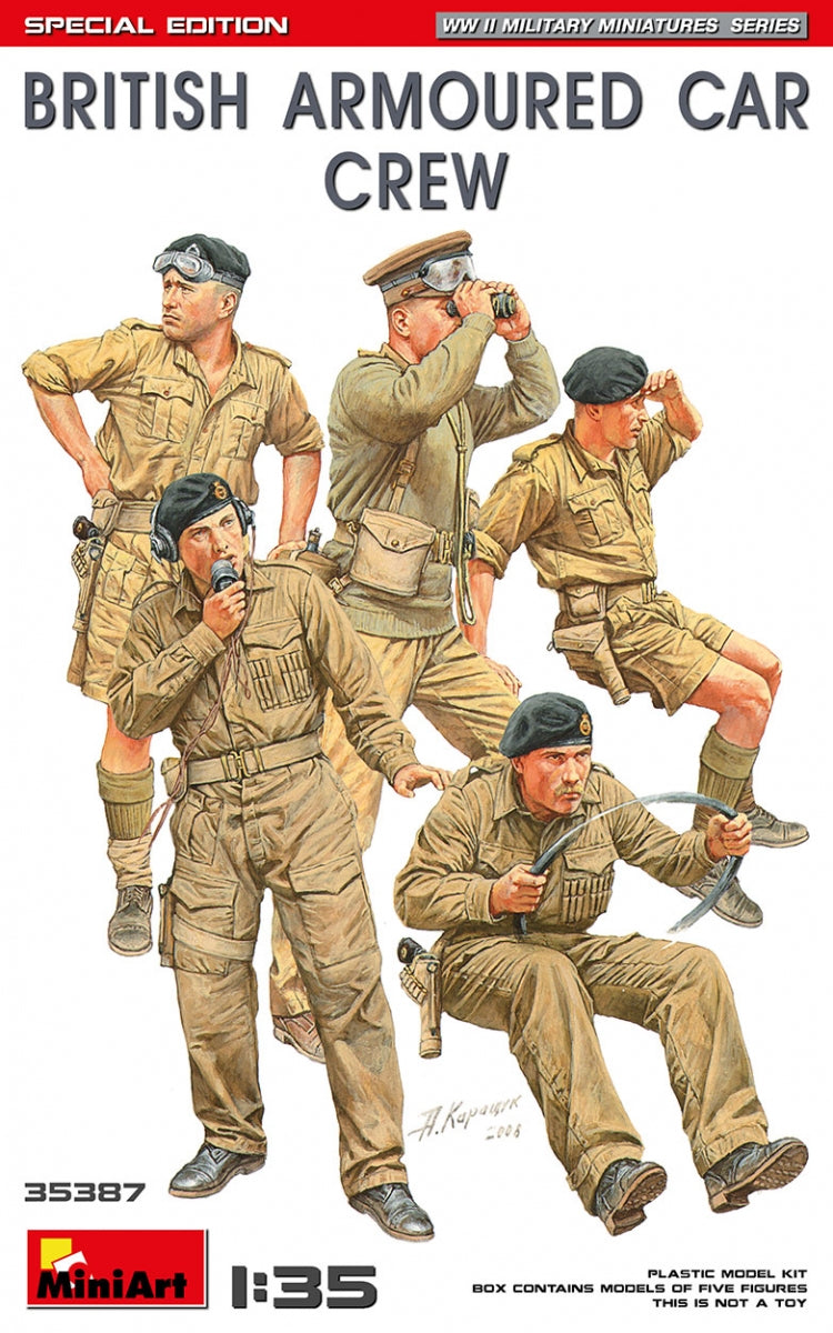 MiniArt 35387 ÉQUIPAGE DE VOITURE BLINDÉE BRITANNIQUE. ÉDITION SPÉCIALE 1/35