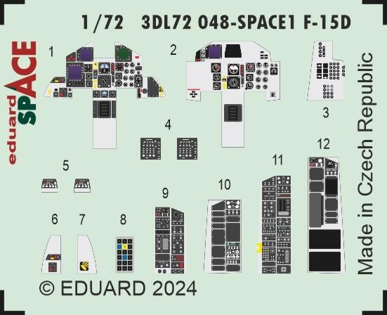 Eduard 3DL72048 F-15D SPACE 1/72  – Bild 3