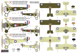 Kovozavody Prostejov KPM0338 Triplan Sopwith « RNAS » 1/72 – immagine 2