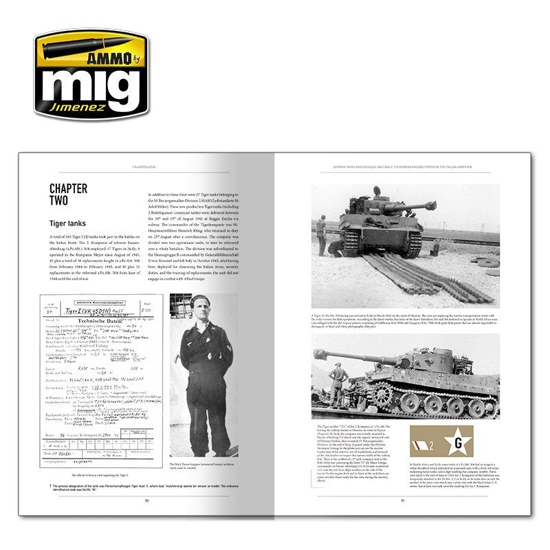 Munitions du Mig Jimenez 6261 ITALIENFELDZUG. Chars et véhicules allemands 1943-1945 VOL.1 (Anglais) – imagen 3