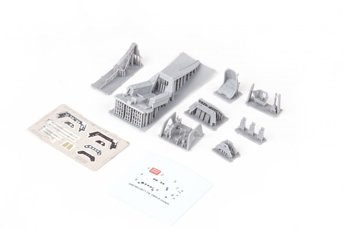 Maquette Eduard 648940 Fw 190A-7 cockpit (impression) Eduard 1/48