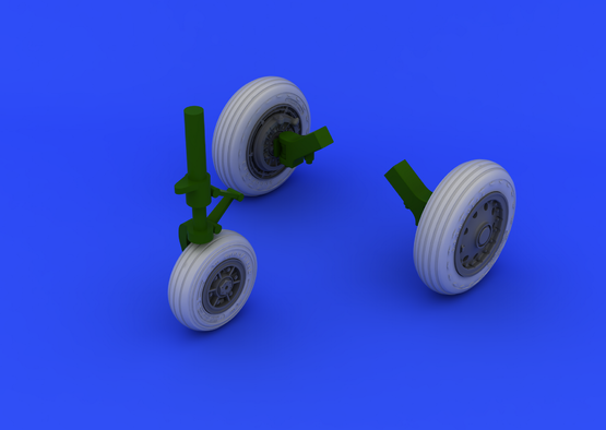 Roues de train d&amp;#39;atterrissage Eduard 632045 F-104 (version initiale) au 1/32 ITALERI – immagine 2