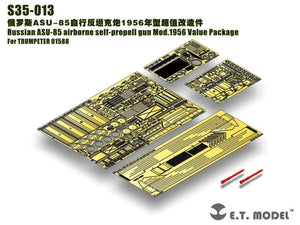 ET Modèle S35-013 Canon automoteur aéroporté russe ASU-85 Mod.1956 Coffret avantageux pour TRUMPETER 01588 1/35 – image 5