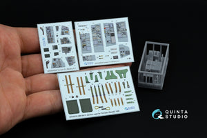Intérieur imprimé en 3D et coloré sur papier décalcomanie (Revell) de Quinta Studio QD+48058 Tornado F.3 (avec pièces en résine imprimées en 3D) 1/48 – image 2