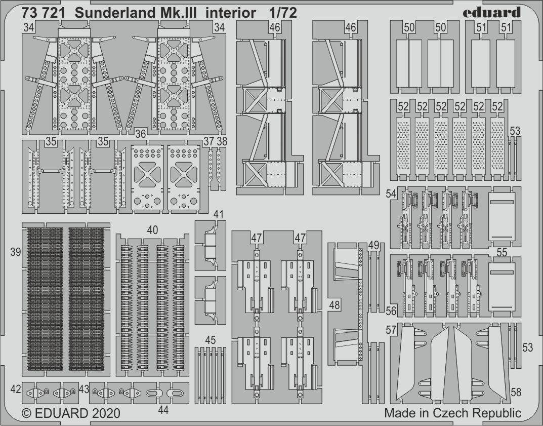 Intérieur du Sunderland Mk. III Eduard 73721, échelle 1/72, SPECIAL HOBBY – Bild 2