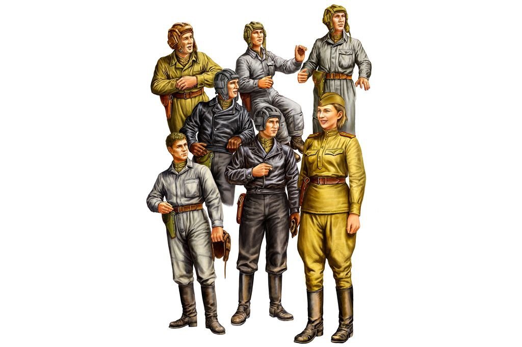 Hobby Boss 84411 Équipage de char russe 1/35