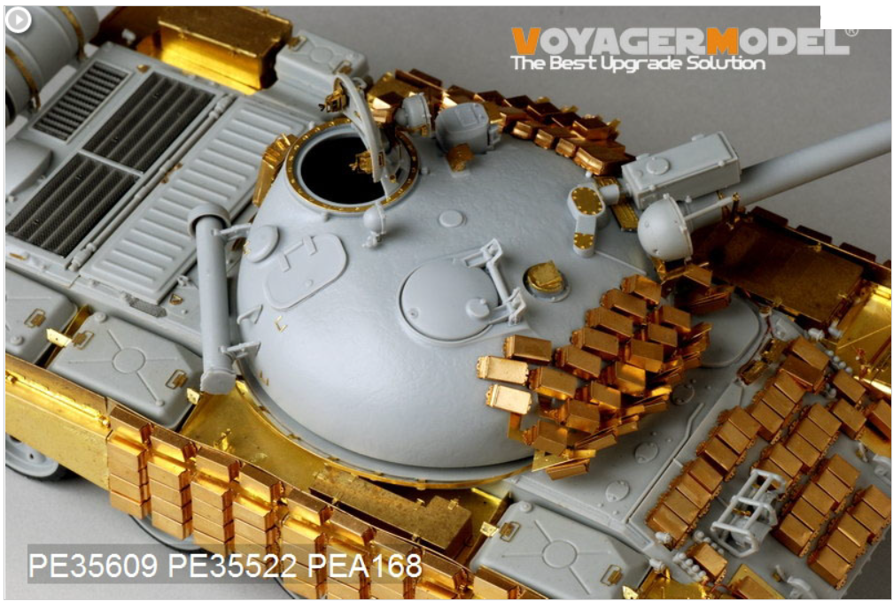 Maquette Voyager PE35609 Char moyen russe moderne T-62 ERA Mod.1962 Basic pour TRUMPETER 01555 1/35 – image 3