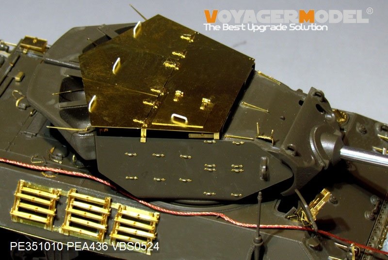 Maquette Voyager PEA436 Tourelle blindée du chasseur de chars américain M10 IIC Achilles (Seconde Guerre mondiale) (Pour TAMIYA 35366/AFV AF35039) 1/35 – immagine 4