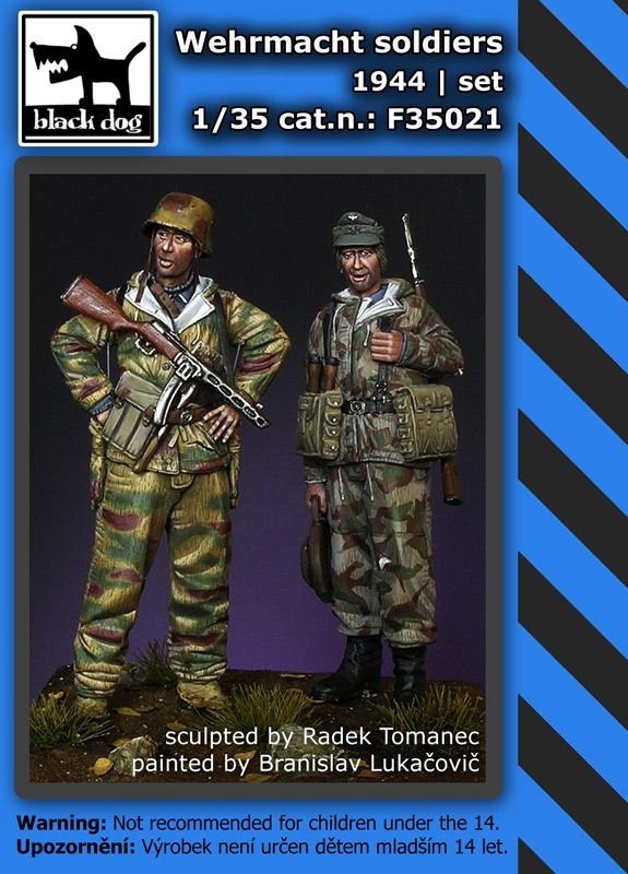 Black Dog F35021 Soldats de la Wehrmacht 1944 1/35