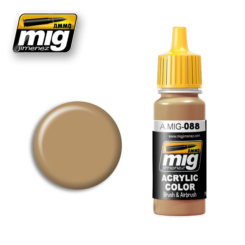 Munitions Mig Jimenez 0088 KAKI BROWN 17 ml