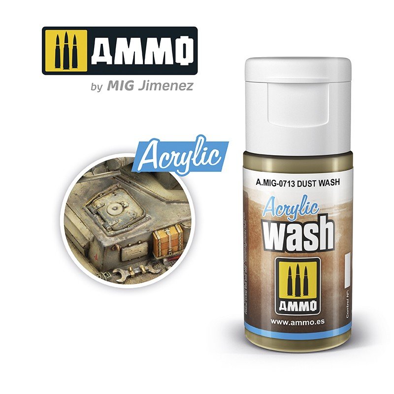 AMMO de Mig Jimenez 0713 Nettoyant acrylique anti-poussière 15 ml 