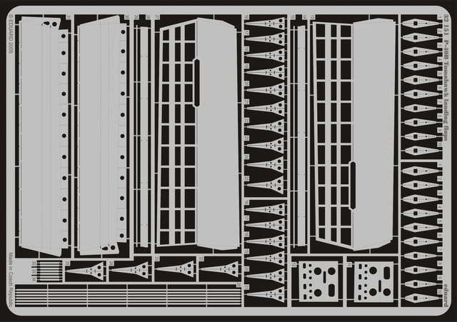 Volets d'atterrissage Eduard 32151 P-40B 1/32 TRUMPETER