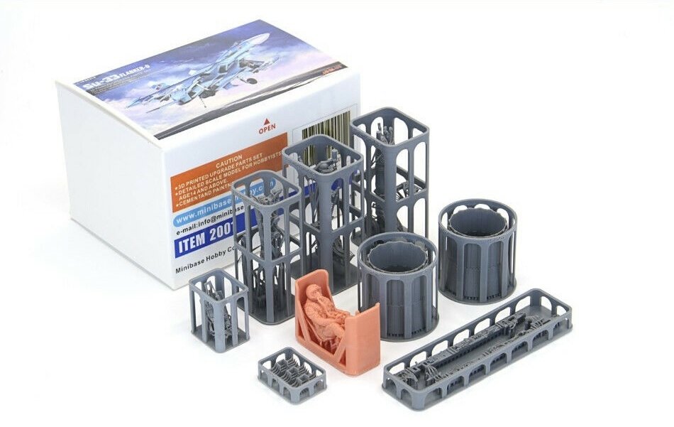 Kit d'impression 3D MiniBase 2001 Su-33 Flanker-D (mise à niveau au 1/48)