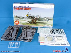 Maquettes Wingsy D5-09 MESSERSCHMITT Bf 109 E-1 et E-3 Legion Condor 1/48 – image 2