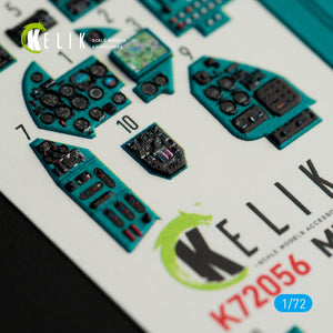 KELIK K72056 MI-24V DÉCALCOMANIES 3D INTÉRIEURES POUR MAQUETTE HOBBYBOSS 1/72 – image 2