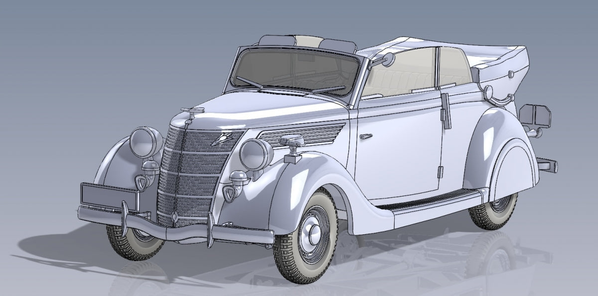 Roden 820 Ford V8-G81 Cabriolet 1/35 – Bild 2