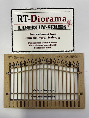RT-Diorama 35931 Élément de clôture n° 1 1/35