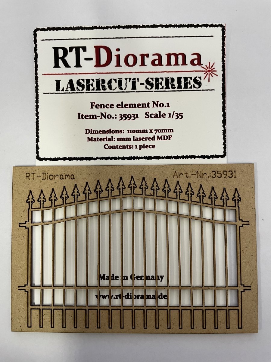 RT-Diorama 35931 Élément de clôture n° 1 1/35