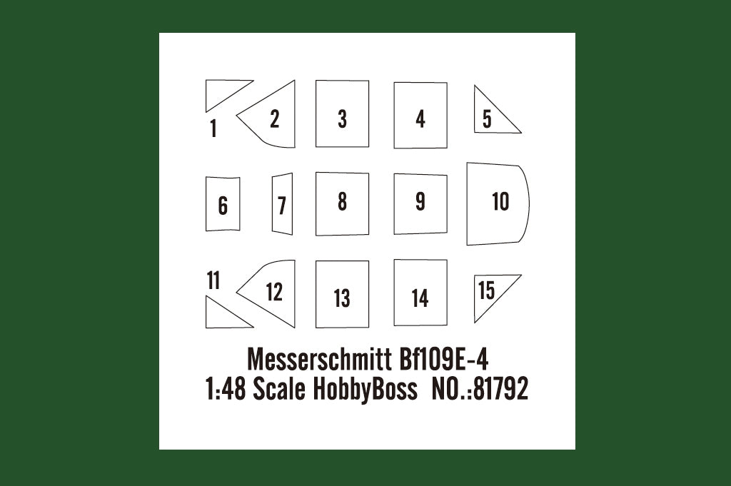 Hobby Boss 81792 Messerschmitt Bf109E-4 1/48 – zdjęcie 3