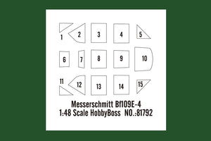 Hobby Boss 81792 Messerschmitt Bf109E-4 1/48 – zdjęcie 3