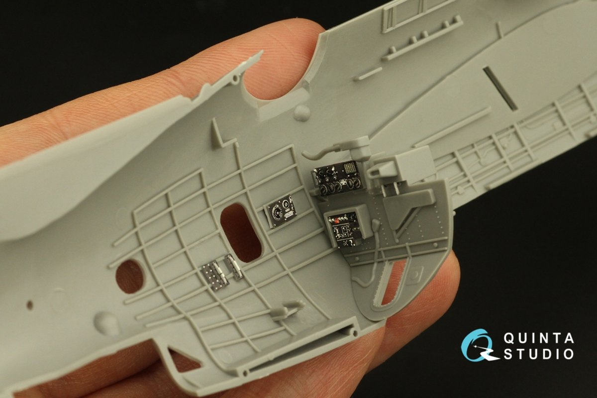 Intérieur imprimé en 3D et coloré sur papier décalcomanie Quinta Studio QD48385 TBM-3 Avenger (Accurate miniatures/Academy) 1/48  – image 11