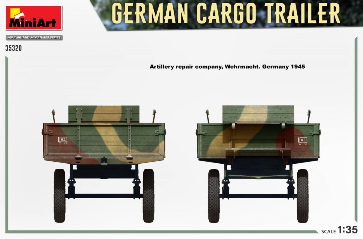 MiniArt 35320 REMORQUE CARGAISON ALLEMANDE 1/35 – Bild 3