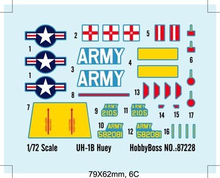 Hobby Boss 87228 UH-1B Huey 1/72 – image 3