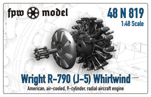 Maquette FPW 48N819 Wright J-5 (R-790) Whirlwind 1/48