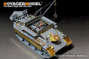 Maquette Voyager PE35979 Bergepanther Ausf.A allemand de la Seconde Guerre mondiale (type ancien, porte-outils Panther A) - Base pour TAKOM 2101 au 1/35 – Bild 9