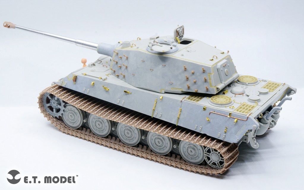 ET Model P35-069 Chenille fonctionnelle simple KingTiger allemand de la Seconde Guerre mondiale (18 dents, version tardive) (Impression 3D) 1/35 – Bild 8