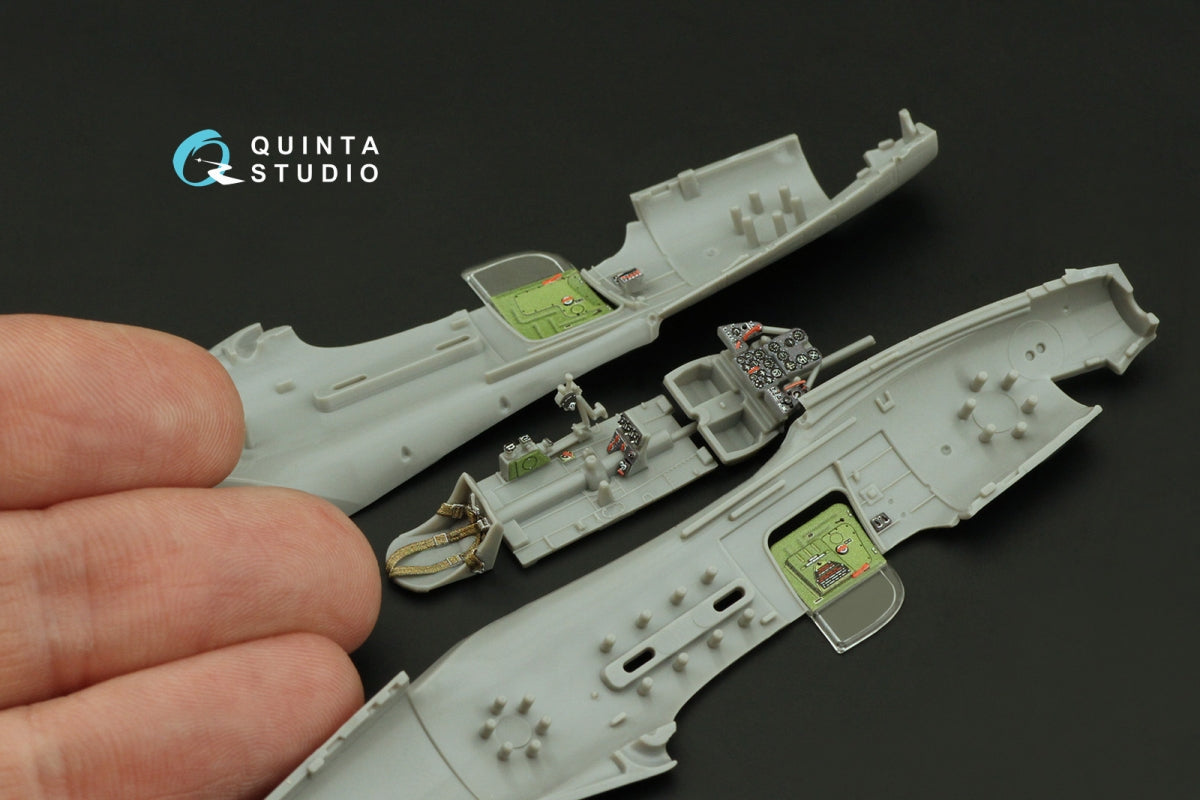 Intérieur coloré imprimé en 3D sur papier décalcomanie pour P-39Q/N Airacobra (Arma Hobby) - Quinta Studio QD72165, échelle 1/72 – immagine 6