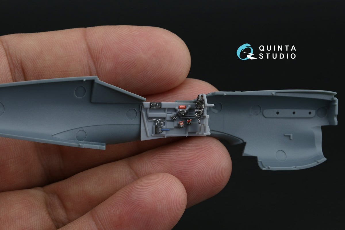 Intérieur imprimé en 3D et coloré sur papier décalcomanie Quinta Studio QD72216 P-40N Warhawk (Special Hobby) 1/72  – Bild 9
