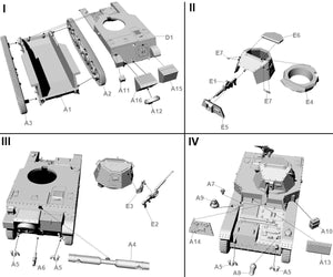 Premier à combattre PL096 Renault R39 avec canon SA38 de 37 mm 1/72 – immagine 3