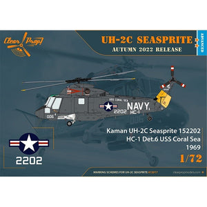 Clear Prop! CP72017 UH-2C Seasprite KIT AVANCÉ 1/72 – immagine 5