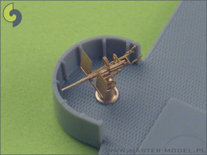 Master SM-350-050 Oerlikon 20mm type USN - canon complet en trois dimensions, éléments tournés et gravés (20 pièces) – immagine 8
