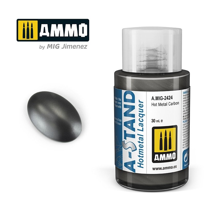 Munitions pour Mig 2424 A-STAND Hot Metal Carbon 30 ml