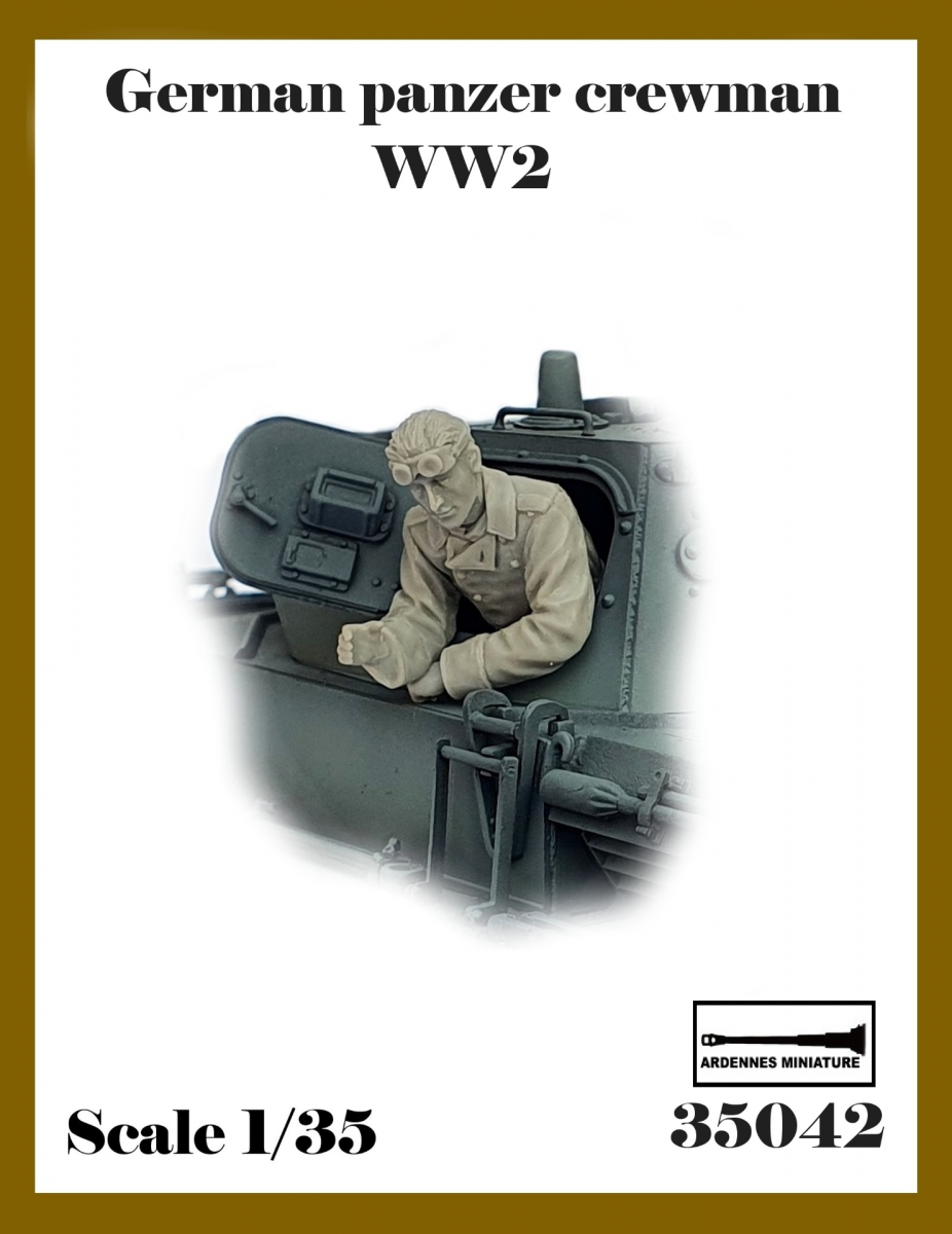 Ardennes Miniature 35042 Équipier de char allemand Seconde Guerre mondiale 1/35