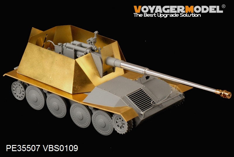 Maquette Voyager PE35507 Canon à vent allemand Pak 43 de 88 mm (Seconde Guerre mondiale) avec garde-boue pour DRAGON 6728 au 1/35 – Bild 9