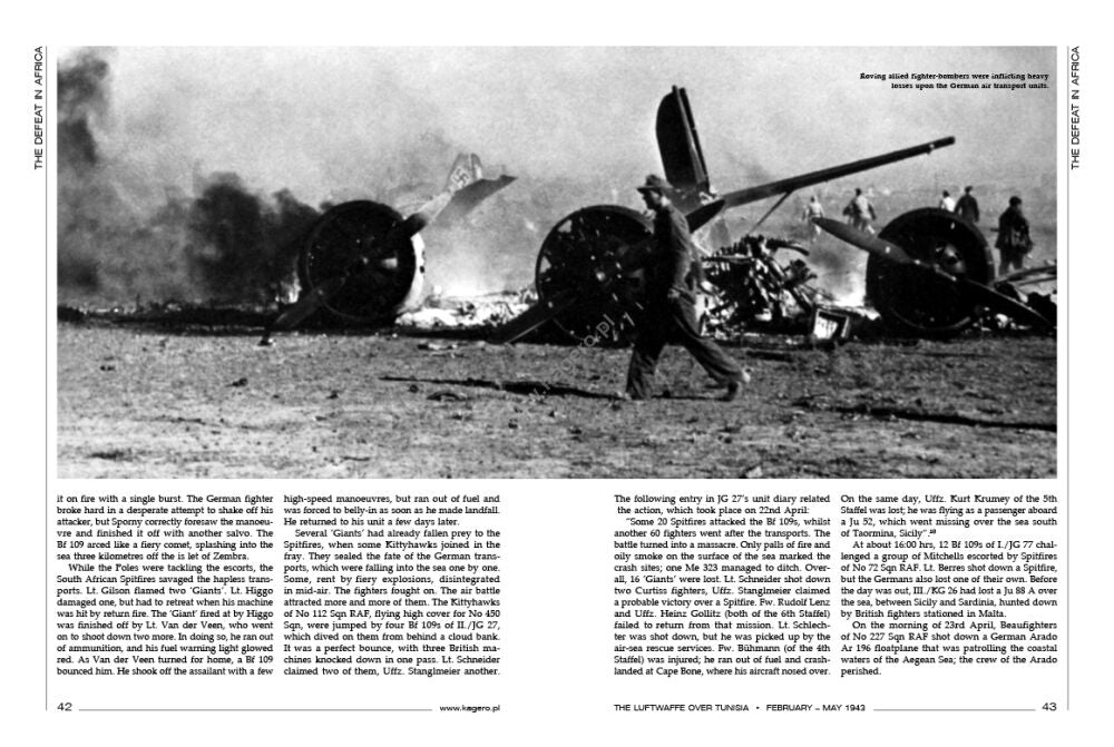 Kagero 12010 Luftwaffe sur la Tunisie vol. II février – mai 1943 FR – imagen 2