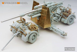 Maquette Voyager PE35060 Canon antiaérien allemand Flak 36 de 88 mm (pour DRAGON 6260) à l&amp;#39;échelle 1/35