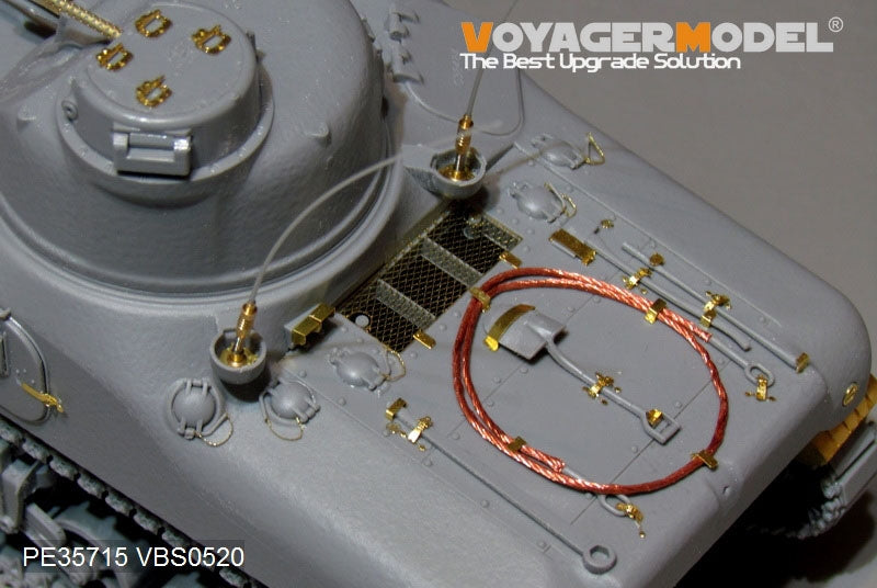 Maquette Voyager PE35715, char moyen américain M3A1 Lee de la Seconde Guerre mondiale (modèle de base) pour TAKOM 2114 au 1/35 – image 8
