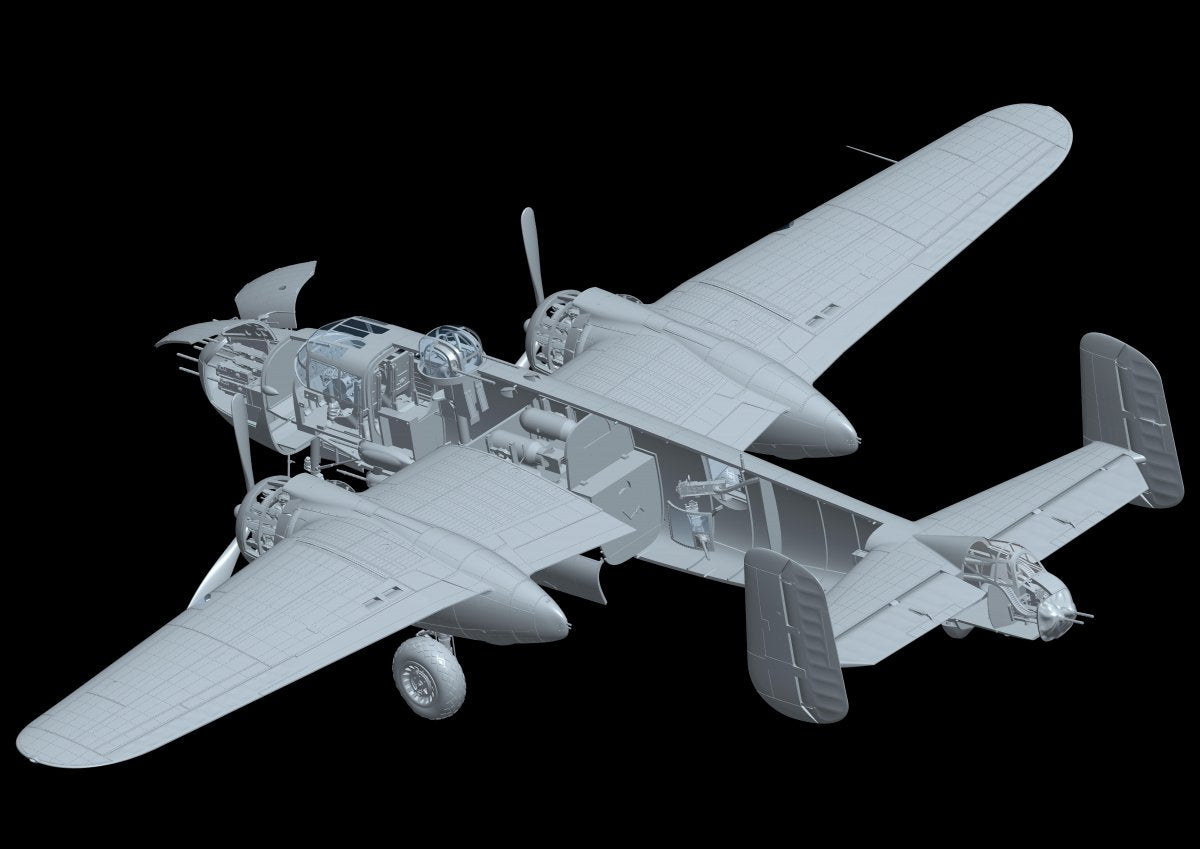 HK Models 01E036 B-25J Mitchell Strafing Babes 1/32 – imagen 6